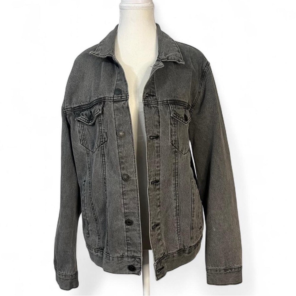 Sunrise Kingdom‎ black jean jacket size Medium